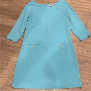 Lilly Pulitzer Dress w/ Real pockets, gold buttons